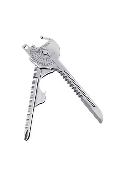 Choice سلسلة مفاتيح متعددة الاستخدامات 8 في 1 - قطعة واحدة - معدات نجاة صغيرة...