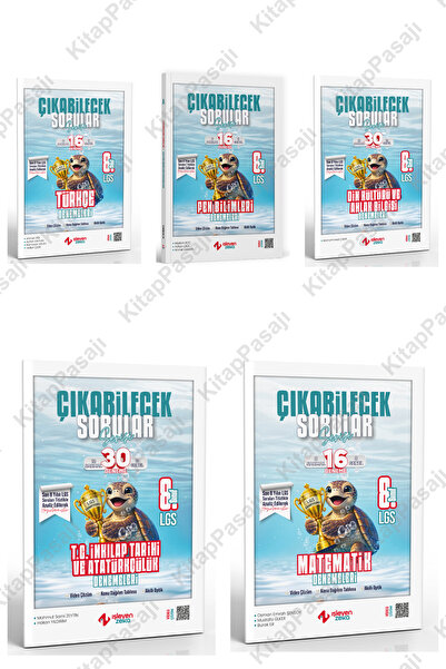 İşleyen Zeka Yayınları 8. Sınıf LGS Tüm Dersler Çıkabilecek Sorular Denemeler...