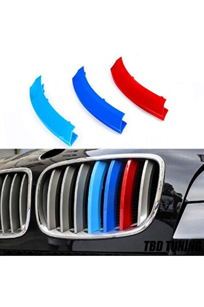 BMW Set ornamente grilă auto din plastic, MPower, X5, X6 (E70, E71) 2008-2013