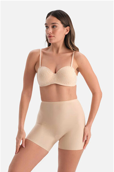 Dagi Corset scurt midi pentru femei, culoarea pielii, ușor, modelator