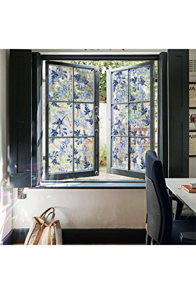 Funlife Scrapbook Self-adhesive blurred window privacy film, UV blocking 43x3...