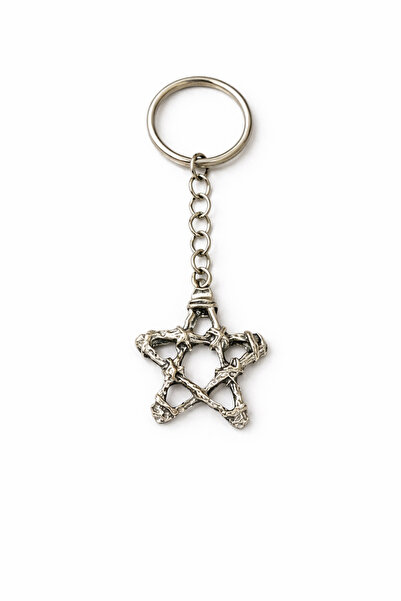 HER ŞEY NOTA www.herseynota.com Breloc cu figurină geometrică din metal – Bre...