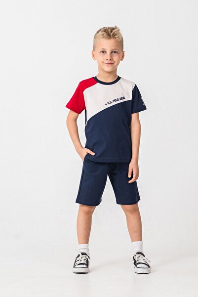 U.S. Polo Assn. 4-15 ani Licențiat Us Polo Assn Costum băieți - bleumarin