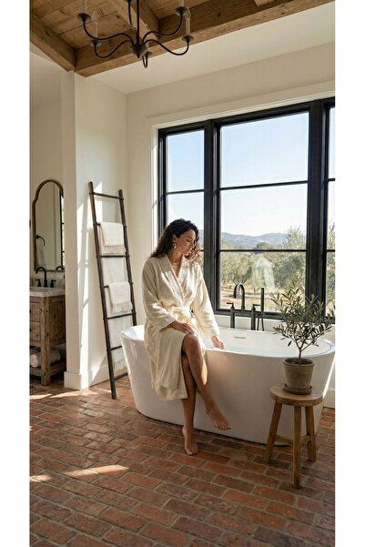 Minteks Linen&Cotton 4-Piece New Mother Gift Set