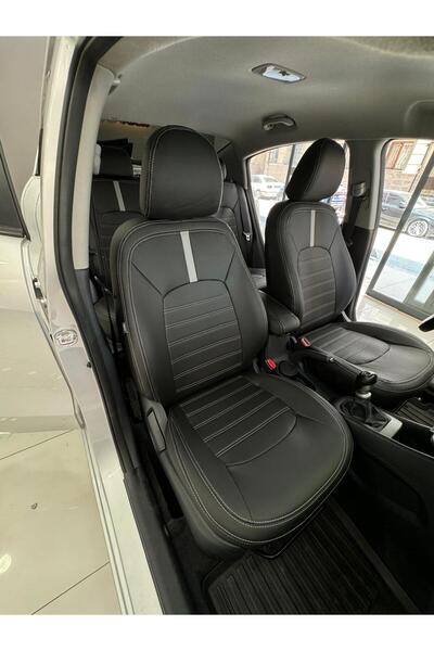 AKINCI غطاء مقعد السيارة الخلفي مكون من قطعتين متوافق مع كيا ريو 2012-2016 - ...