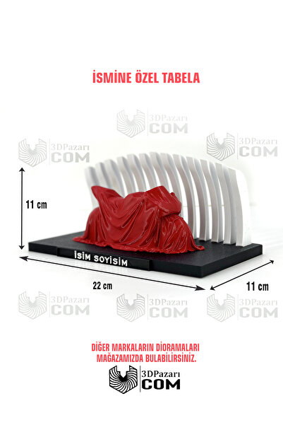 Butik 1/64 Ölçekli Motor Diorama Tasarımlı Sergileme Garajı 3D Baskı