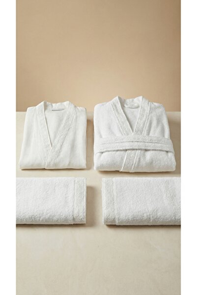 Minteks Σετ Δώρου για Νέα Μητέρα 4 τεμαχίων από Λινό & Βαμβάκι