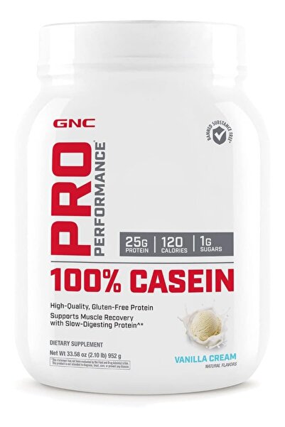 G.N.C Pro Performance 100% Casein Protein Powder Vanilla Cream