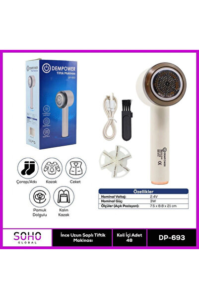 eco port Mașină de scame cu mâner lung și subțire