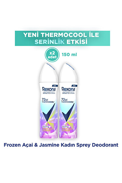 Rexona Thermocool Kadın Sprey Deodorant Frozen Açai & Jasmine 150 ml x2