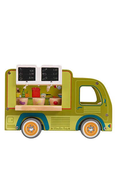 Moulin Roty Ahşap Oyuncak - Yemek Kamyonu