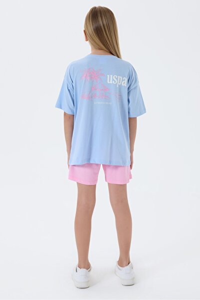 U.S. Polo Assn. 4-15 Years Licensed Us Polo Assn Girls' Set-Blue