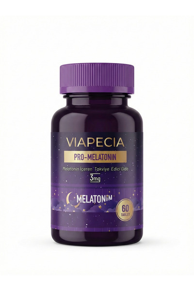 Viapecia Melatonin 3 mg Takviye Edici Gıda