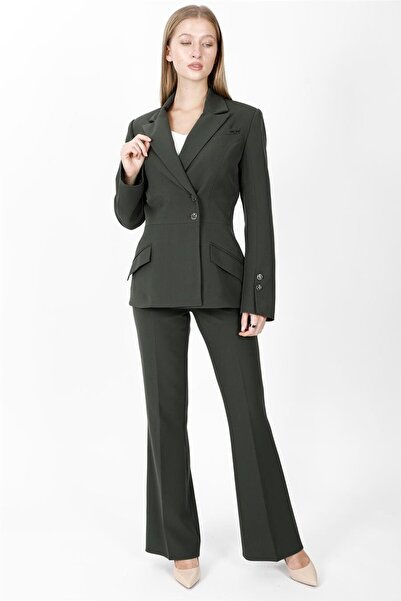 ÖNDER ÖZSOY Men's Lapel Collar Double-Breasted Modern Jacket & Pocketed Spani...