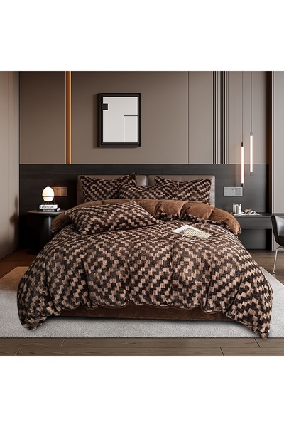 Talis Bunny C113 Double Bed Linen with Elastic 180x200, Cocolino 6 pieces