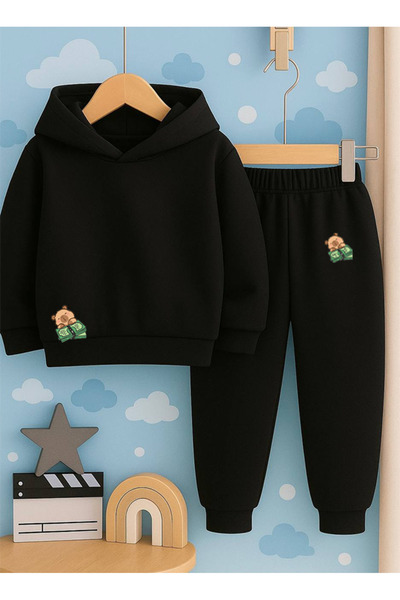 genosha Alt-Top Set Sweatshirt Tracksuit Kids Capybara Printed Daily Trend 3 ...