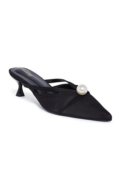 Geoomnii Mid Heel Mules for Women – Stylish Backless Slip-On Heels for Office...