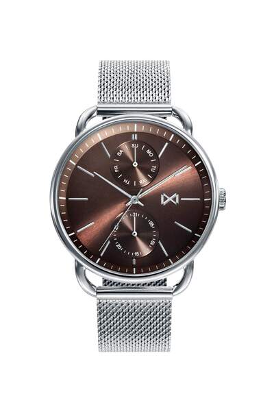 Mark Maddox Men's Watch Midtown HM7125-47, Multifunction, 40mm case, brown di...