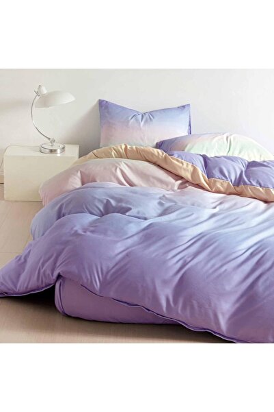 Talis Double Bed Linen with Elastic 180x200 Accent Cobalt, Satin Cotton