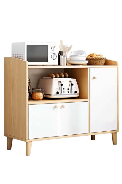 CHOIWIN Kitchen Storage Cabinet - Coffee Table Buffet Sideboard with & Closed...