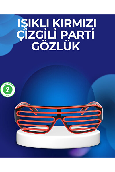 Kanonik Education Party and Festival Accessory Led Lighted Glasses