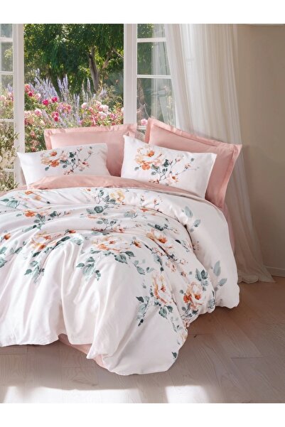 Talis Verna Double Bed Linen Pink, 100% Cotton