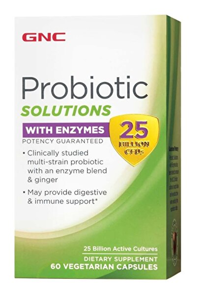 G.N.C محاليل بروبيوتيك من جي إن سي مع إنزيمات - 25 مليار وحدة تشكيل مستعمرة