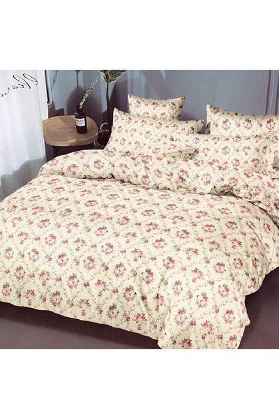 Talis Senay Double Bed Linen, Satin Cotton