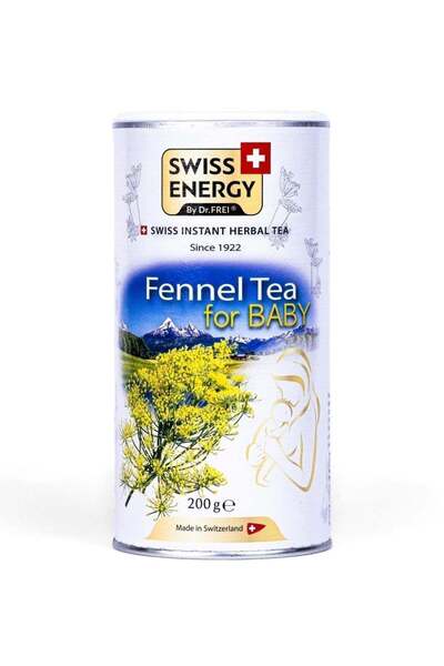 Swiss Energy Fennel Herbal Tea For Kids - Digestion Support & Gas Relief - 200g