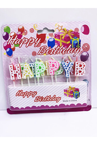 Kanonik Education Happy Birthday Colorful Candle
