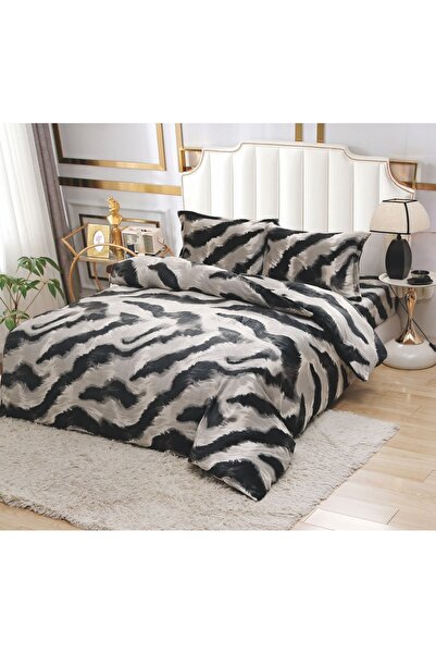 Talis Double Bed Linen Zebra Urgie cocolino with Elastic 180x200, Cocolino