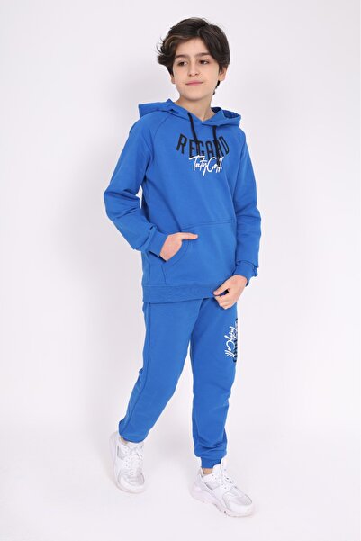 Toontoy Σετ 2 τεμαχίων για αγόρια: Φούτερ με στάμπα και τσέπες με κουκούλα & ...