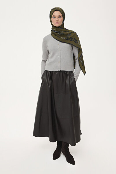 Tuğba Bisiklet Yaka Hırka - Gri