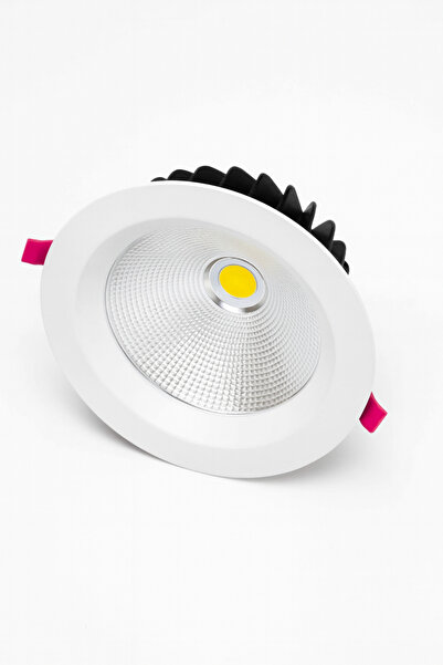 WG 30W LED COB DOWNLIGHT, 3CCT, METAL BODY, WHITE FINISH, AC85-265V, IP20