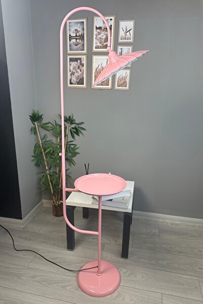 Bamyum Risso Pembe Lambader Tepsili Hareketli Başlık Modern Dekoratif Metal O...