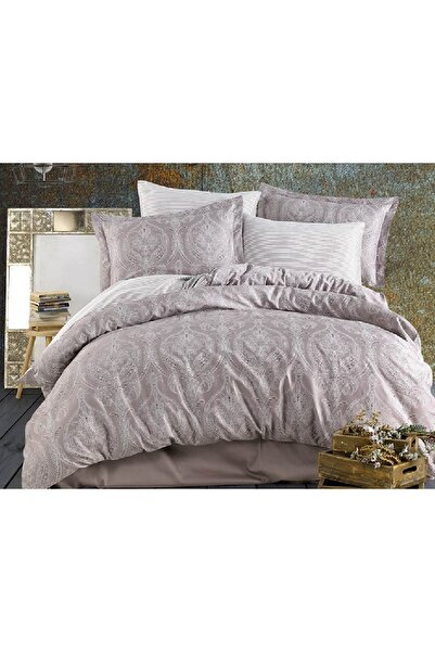 Talis Double Jacquard Bed Linen Brown, Satin Deluxe