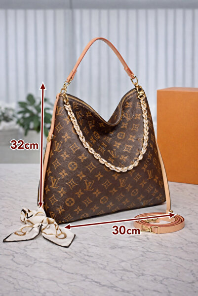 MERVDEN Women's Shoulder Bag with Chain Detail