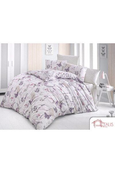 Talis Zinaida Double Bed Linen, Satin Cotton