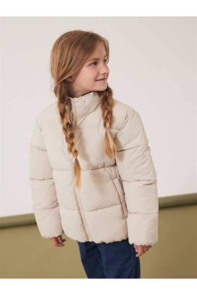 name ıt Palton minimalist pufos pentru fete - Casual și călduros