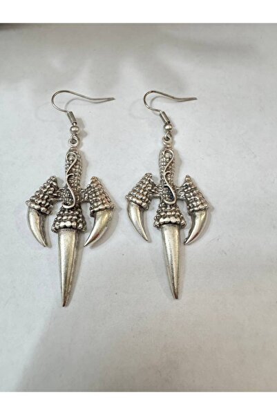 Yuchicly Metal Claw Shaped Figure Earrings – Dangle Design Earrings