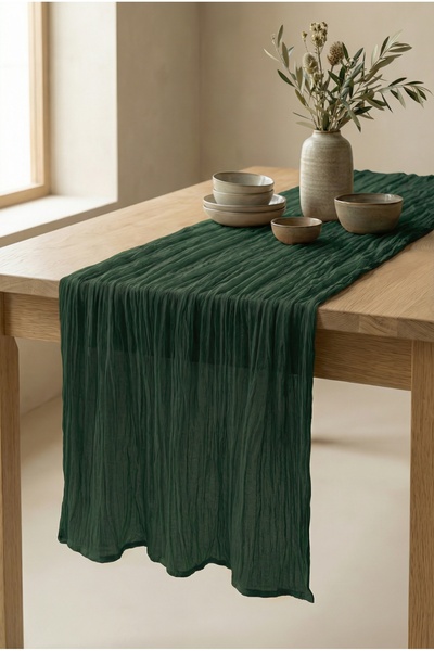 Wellstil Nuvé |   Față de masă din tul 100% bumbac, stil boem, pentru organiz...