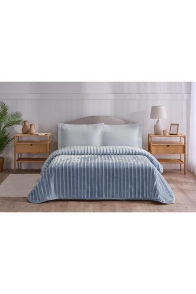 Özdilek Parlak Çizgili Çift Kişilik Battaniye