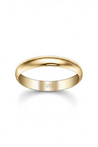 Çgk Çiğdem Gürel Kuyumculuk 3 mm Düz Alyans 14 Ayar Altın – Minimal Klasik Ev...