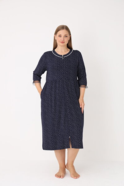 ROMEO LİFE Rochie de damă din țesătură modală din viscoză, cu model, mărime m...