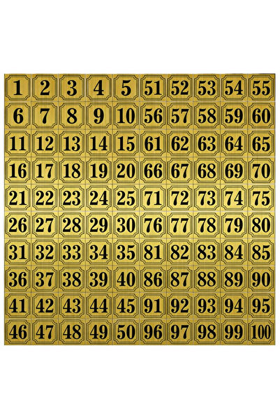 Outdoor One Gold metal locker number 1 – 100 |   School office gym 5x5cm