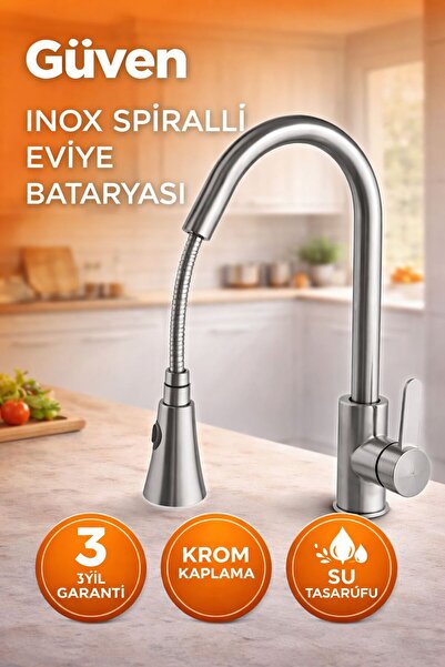 GÜVEN İNOKS SPİRALLİ EVİYE BATARYASI
