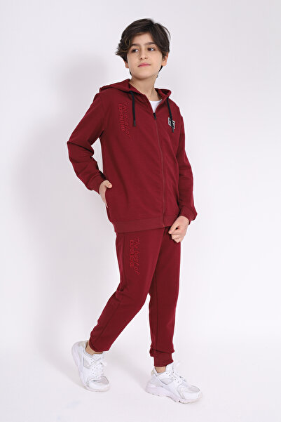 Toontoy Σετ 2 τεμαχίων για αγόρια: Φούτερ με φερμουάρ και κουκούλα με στάμπα ...