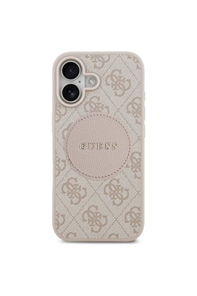 Guess Carcasă pentru iPhone 17, 4G Circle Classic Logo MagSafe, roz