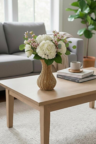 VienArt Wicker Rattan Decorative Vase Model 6 - 26 cm