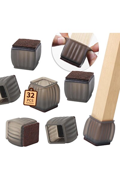 Ezprotekt Protecție pentru podea scaun 32P, 26-33 mm, Φ 3,2 cm, picioare negr...